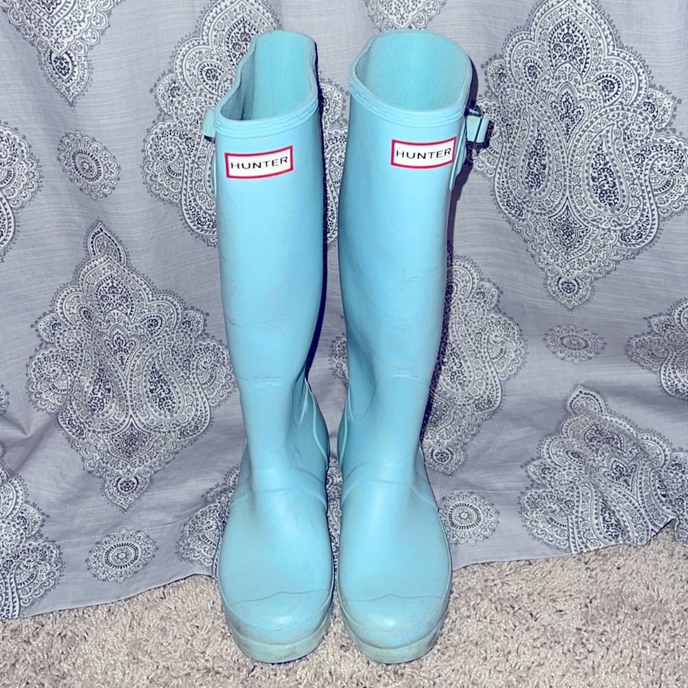 Tiffany Blue Hunter Rain Boots